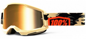 Мото очки 100% Strata Goggle II Kombat True Gold Lens (50421-253-10)
