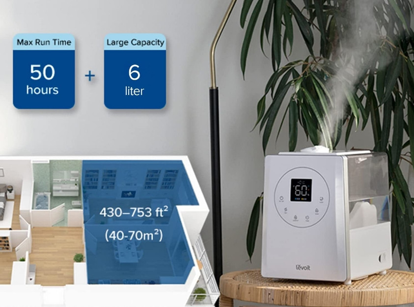 Увлажнитель воздуха Levoit LV600S Smart LUH-A602S-WEU (HEAPHULVSEU0042)