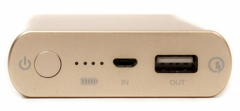 Универсальная мобильная батарея PowerPlant Q1S 10200mAh Quick-Charge 2.0 Gold (DV00PB0005G)