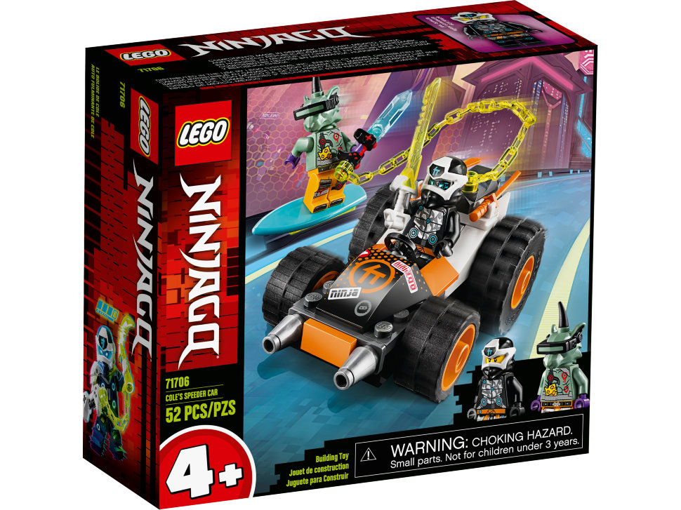 Конструктор Lego Ninjago: скоростной автомобиль Коула (71706)