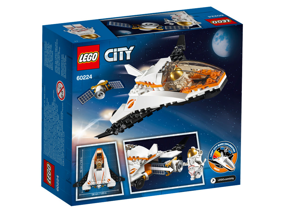 Конструктор Lego City: Миссия по ремонту спутника (60224)
