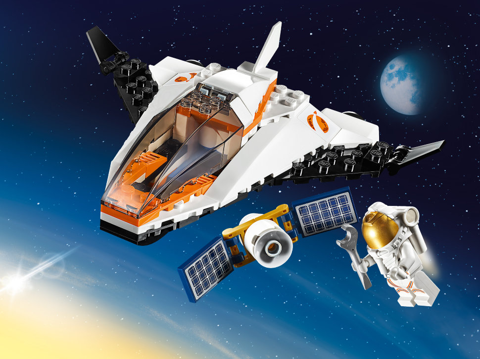 Конструктор Lego City: Миссия по ремонту спутника (60224)