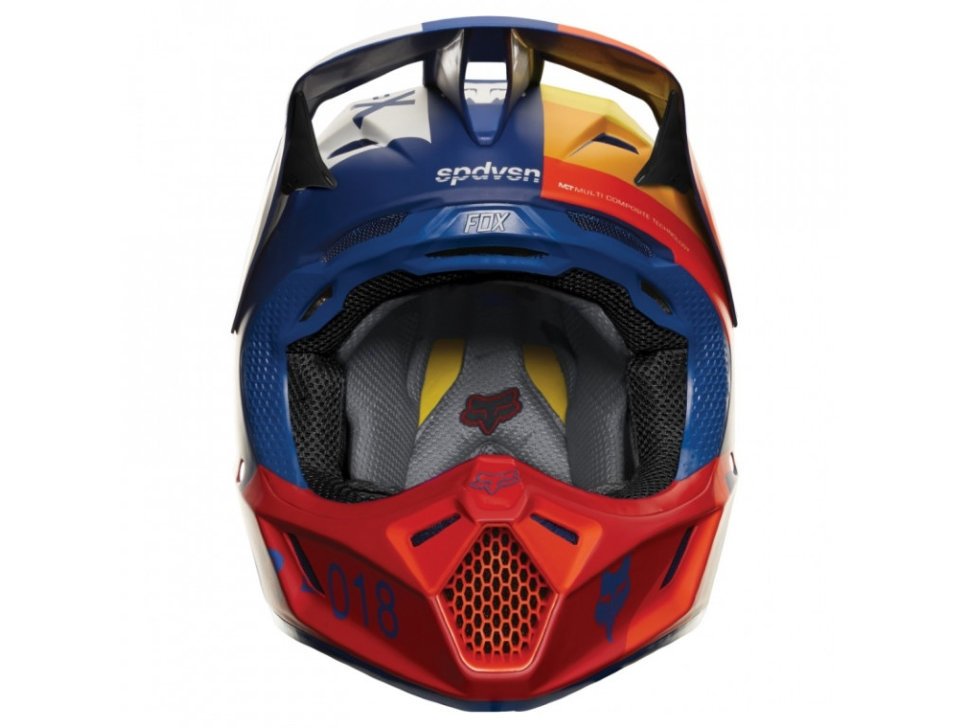 Мотошлем Fox V3 Draftr Helmet Blue