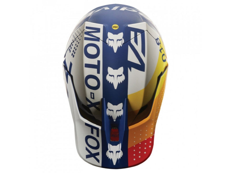 Мотошлем Fox V3 Draftr Helmet Blue