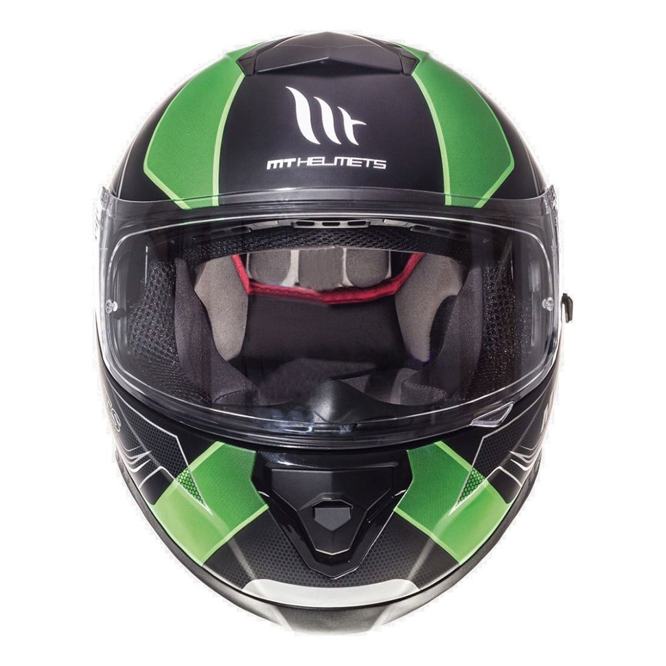 Мотошлем MT Helmets Thunder 3 SV Trace Matt Black/Fluor Green