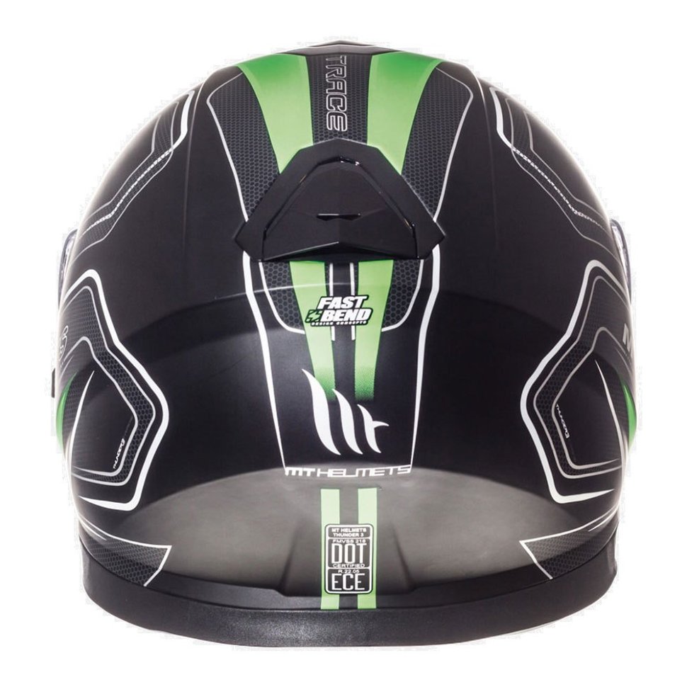 Мотошлем MT Helmets Thunder 3 SV Trace Matt Black/Fluor Green