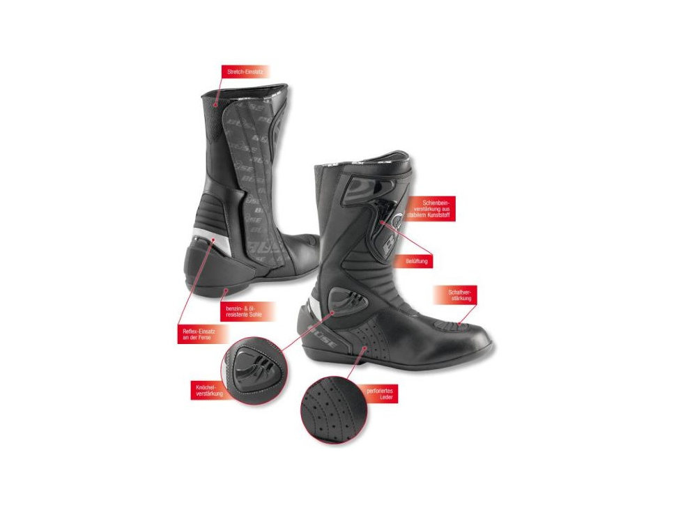 Мотоботы Buse Toursport Black