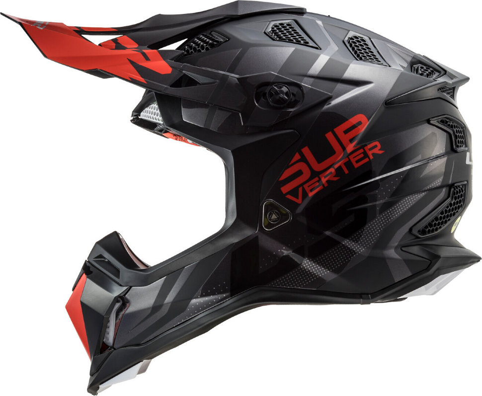 Мотошлем LS2 MX470 Subverter Troop Matt Black/Red
