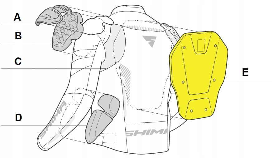 Мотокуртка Shima Bandit Black