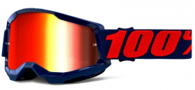 Мото очки 100% Strata Goggle II Masego Mirror Red Lens (50421-251-09)