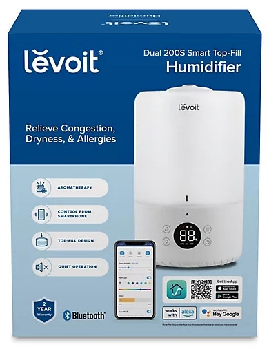 Увлажнитель воздуха Levoit Smart Humidifier Dual 200S (HEAPHULVSEU0035)