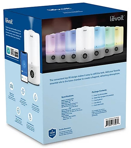 Увлажнитель воздуха Levoit Smart Humidifier Dual 200S (HEAPHULVSEU0035)