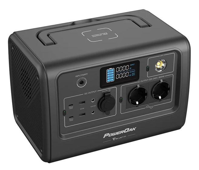 Портативная станция BLUETTI PowerOak EB70 (716 Вт·ч / 1000 Вт)