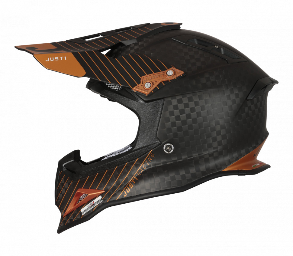 Мотошолом Just1 J12 Pro 10th Bronze White/Black Carbon