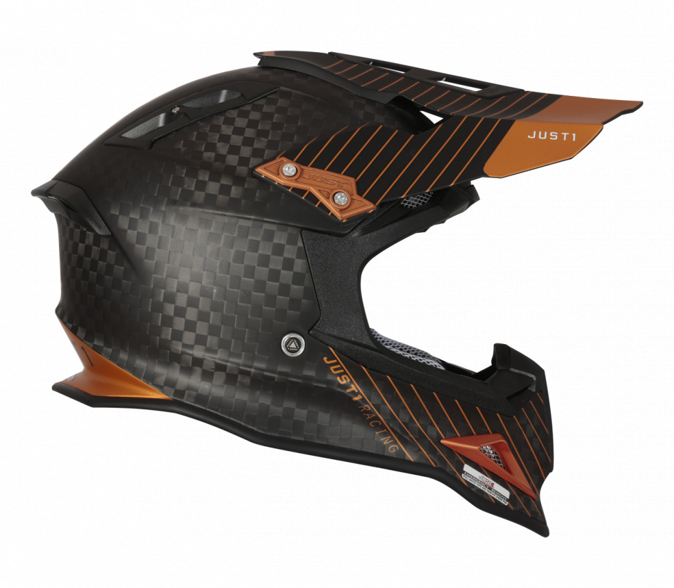 Мотошолом Just1 J12 Pro 10th Bronze White/Black Carbon