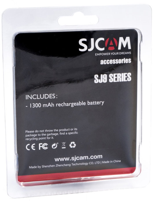 Аккумулятор SJCAM Battery for SJ9 Strike, SJ9 Max, SJ10 Pro