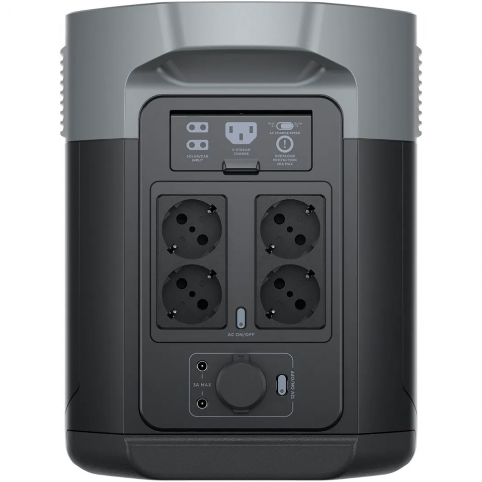 Зарядная станция EcoFlow Delta 2 Max (EFDELTA2Max-EU) (2048 Вт·ч / 2400 Вт)