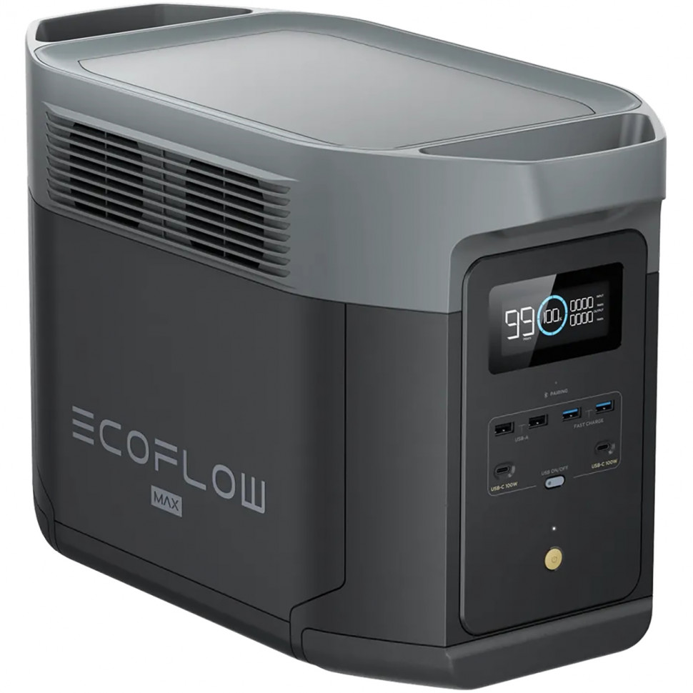 Зарядная станция EcoFlow Delta 2 Max (EFDELTA2Max-EU) (2048 Вт·ч / 2400 Вт)
