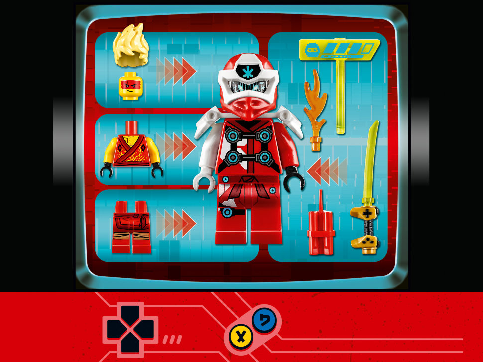Конструктор Lego Ninjago: игровой автомат Кая (71714)