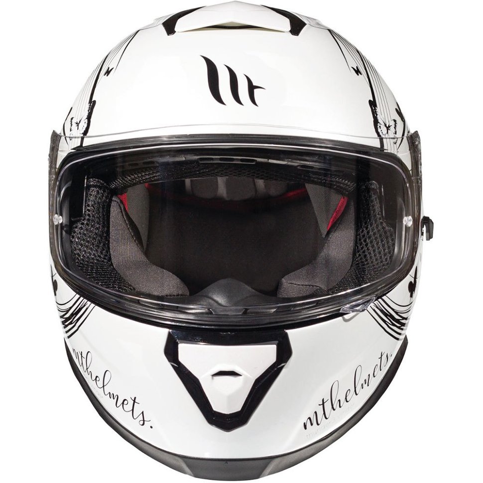 Мотошлем MT Helmets Thunder 3 SV Vlinder Gloss Pearl Black