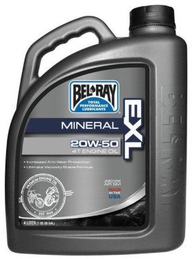 Моторное масло Bel-Ray EXL Mineral 4T Engine Oil 20W-50 4л