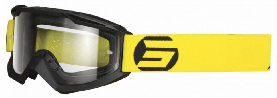 Мото очки Shot Racing Assault Symbol Black/Yellow (00-00250764)