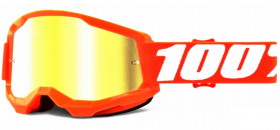 Мото очки 100% Strata Goggle II Orange Mirror Gold Lens (50421-259-05)