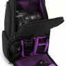 Рюкзак для фотоаппарата Huwang DAC-0303P Black/Purple (57819)