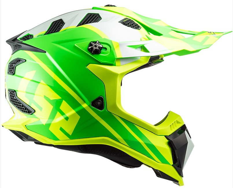 Мотошлем LS2 MX700 Subverter Gammax Gloss H-V Yellow/Green