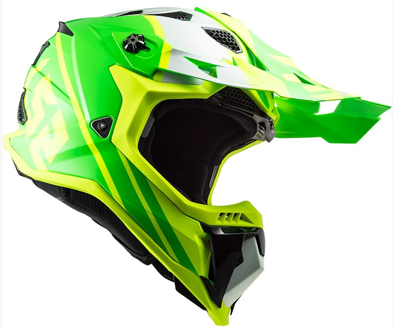 Мотошлем LS2 MX700 Subverter Gammax Gloss H-V Yellow/Green