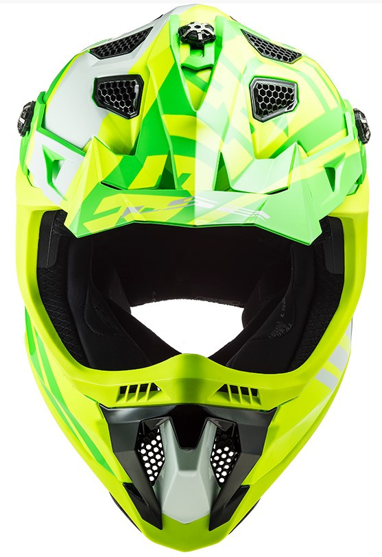 Мотошлем LS2 MX700 Subverter Gammax Gloss H-V Yellow/Green