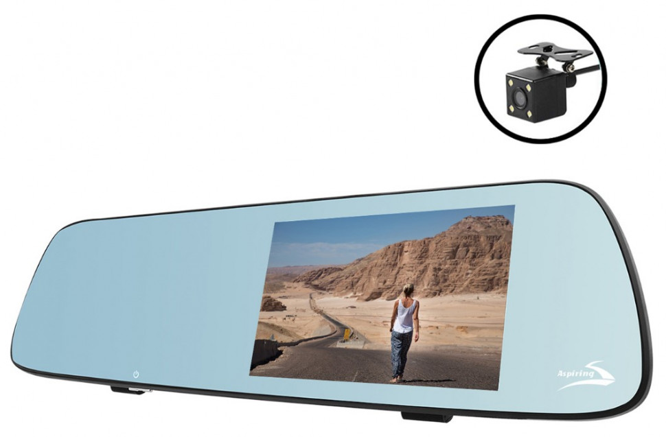 Видеорегистратор-зеркало Aspiring Maxi 1 Speedcam, WIFI, GPS, ADAS (MS885440)