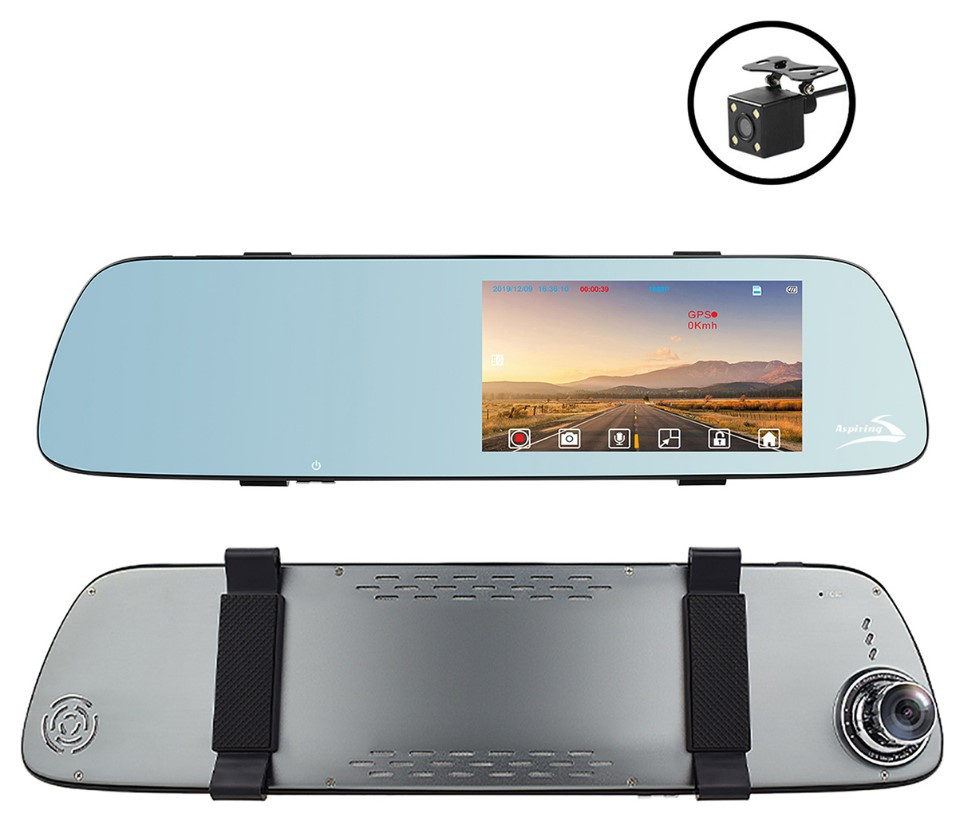Видеорегистратор-зеркало Aspiring Maxi 1 Speedcam, WIFI, GPS, ADAS (MS885440)