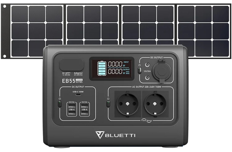 Портативная станция BLUETTI PowerOak EB55 Gray (537 Вт·ч / 700 Вт)