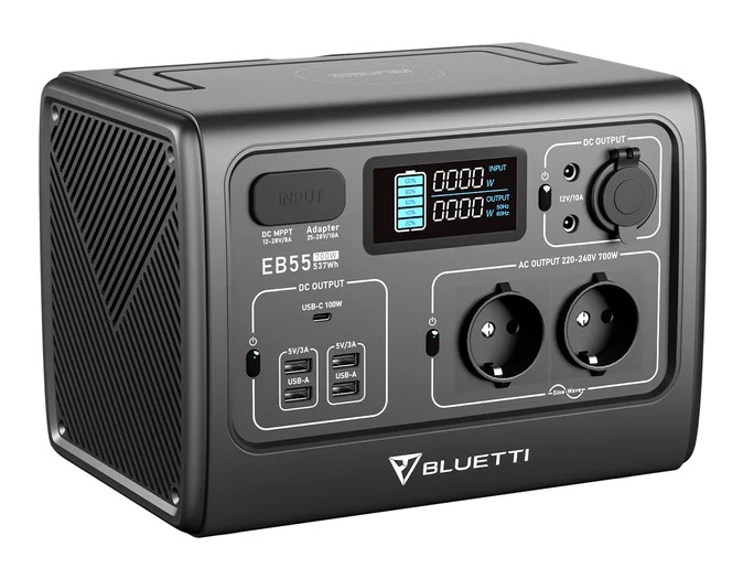 Портативная станция BLUETTI PowerOak EB55 Gray (537 Вт·ч / 700 Вт)