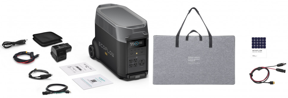 Комплект EcoFlow DELTA Pro + 400W Solar Panel (BundleDP+SP400W) (3600 Вт·ч / 3600 Вт)