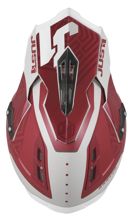 Мотошолом Just1 J12 Syncro Grey/Dk Grey/Bordeaux