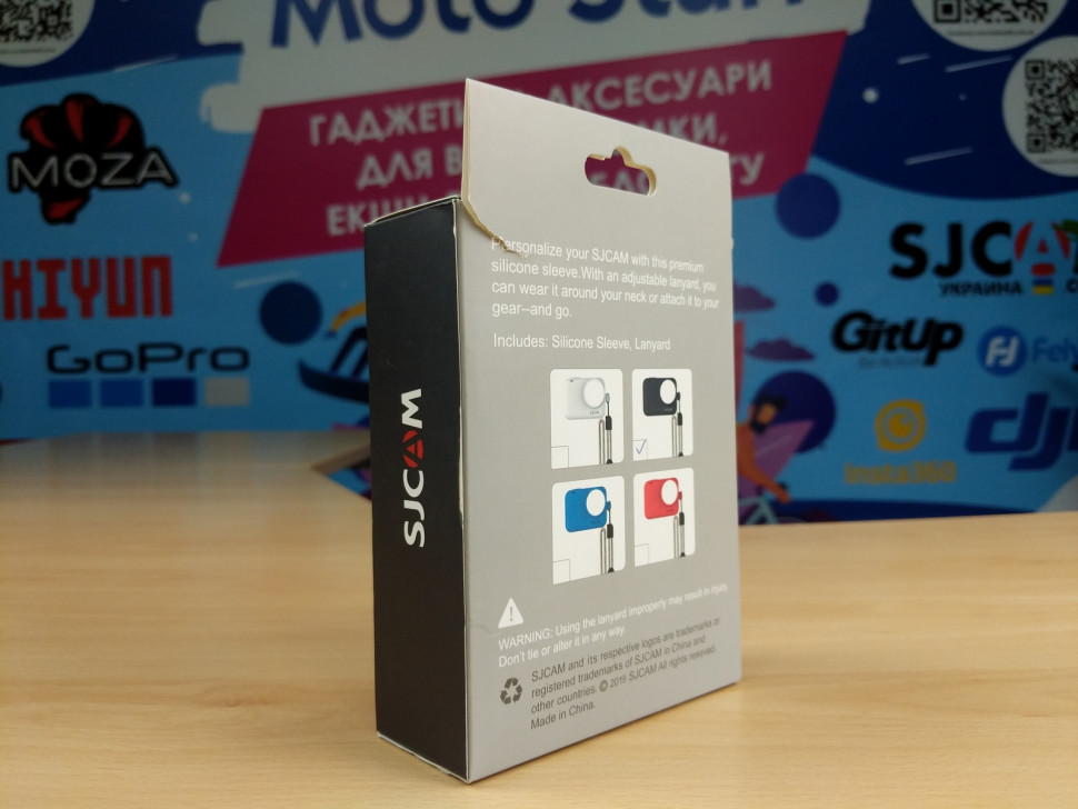 Силиконовый чехол SJCAM Sleeve & Lanyard for SJ9, SJ10