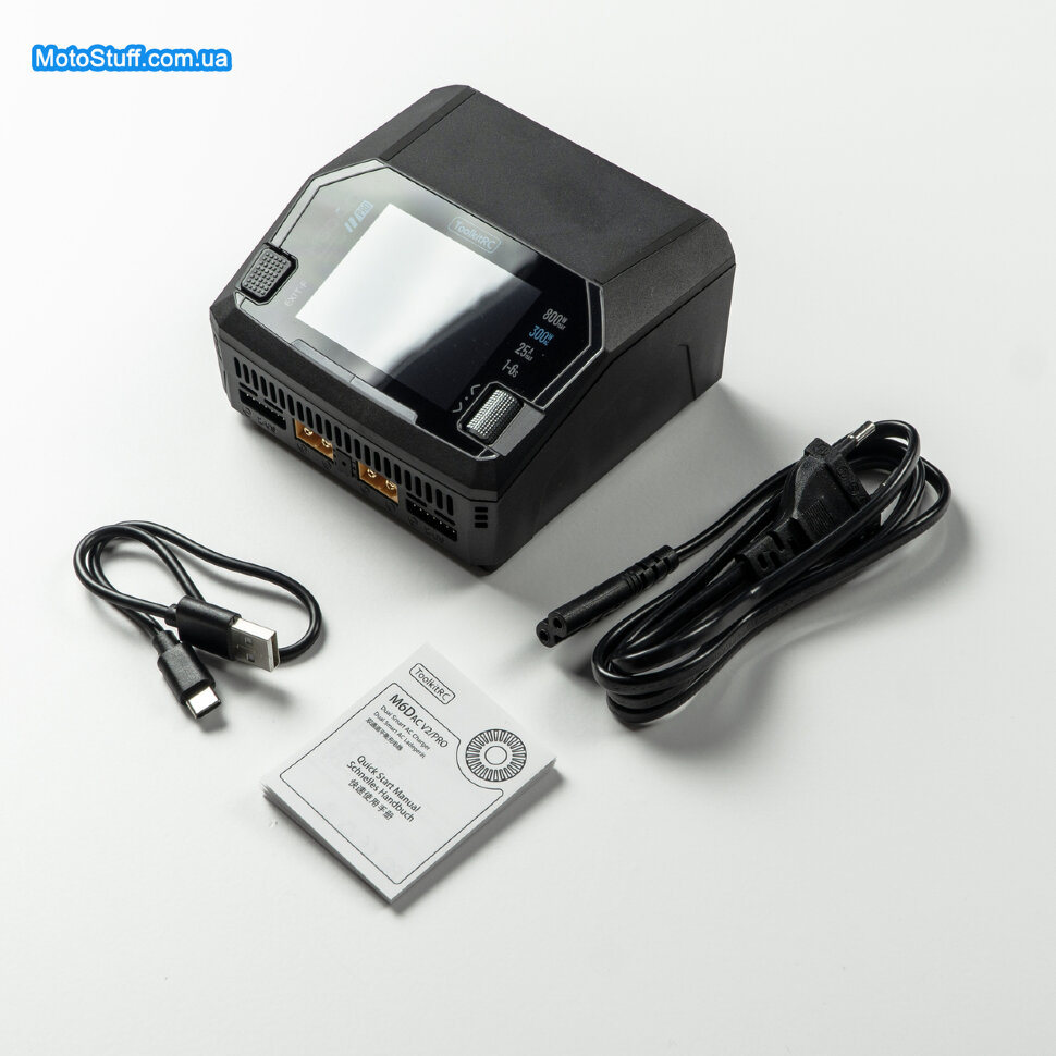 Зарядний пристрій ToolkitRC M6DAC Pro (AC 330 Вт / 2* DC 400 Вт)