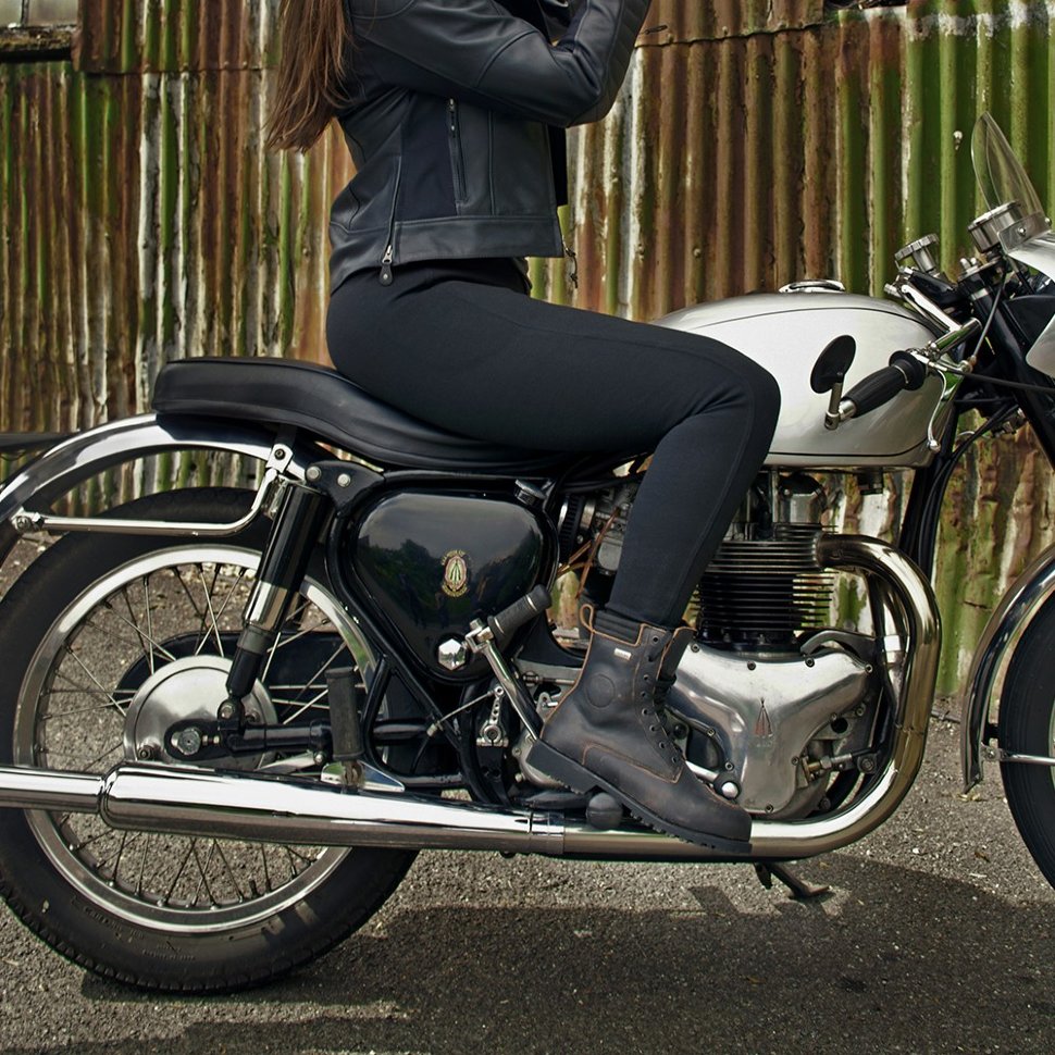 Мотоджинсы Oxford Super Leggings WS Short Black