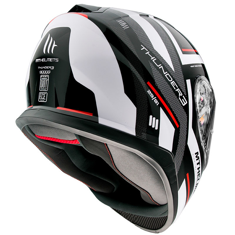 Мотошлем MT Helmets Thunder 3 SV Carry Black/White
