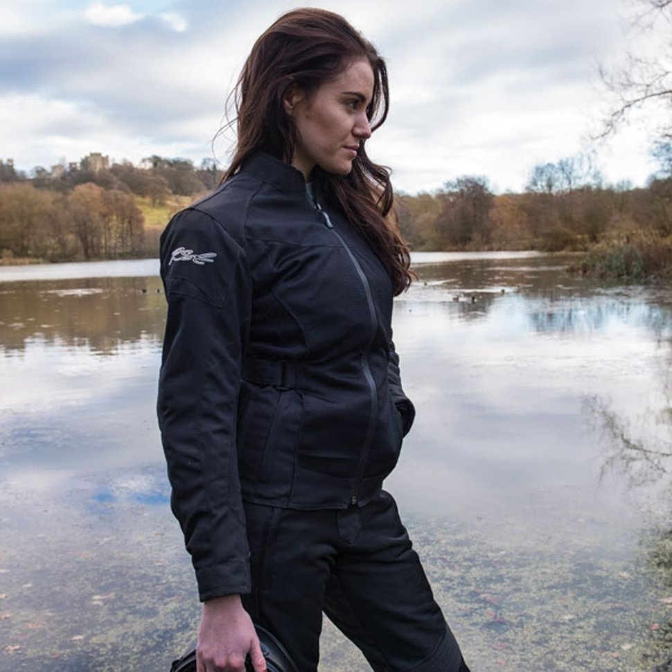 Мотокуртка женская RST 2059 Gemma II Vented CE Ladies Textile Jacket Gunmetal/Flo Pink