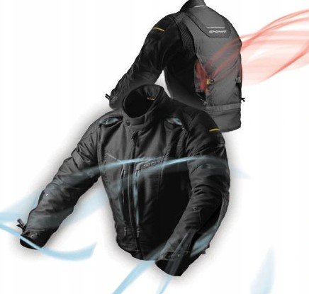 Мотокуртка Shima Combat Black