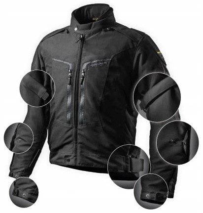 Мотокуртка Shima Combat Black