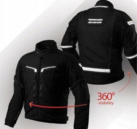 Мотокуртка Shima Combat Black