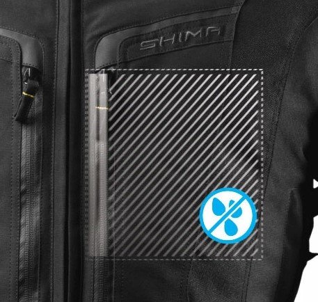 Мотокуртка Shima Combat Black