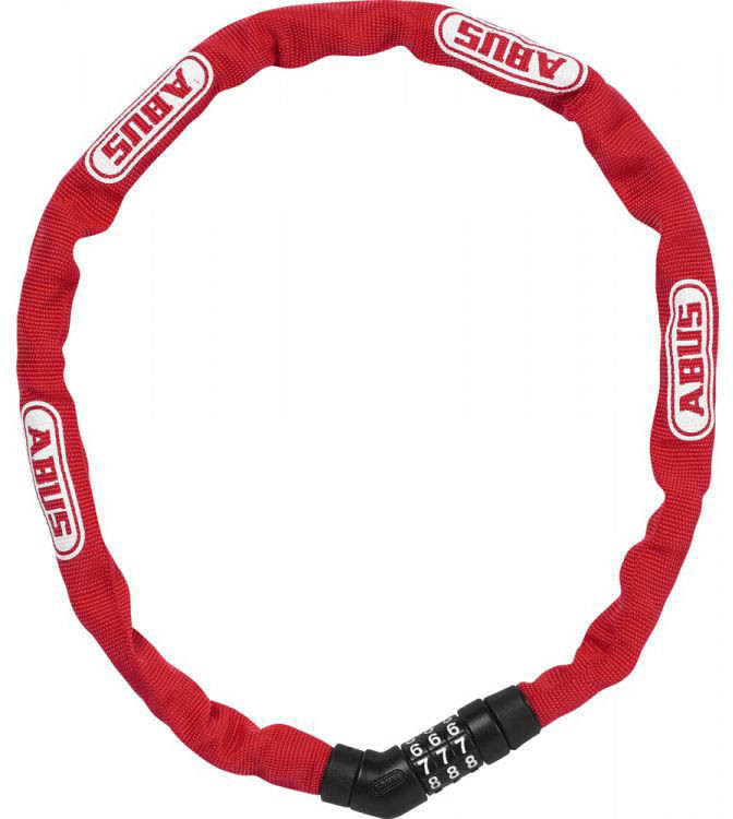 Мотозамок с цепью ABUS 4804C/75 Steel-O-Chain Red (724688)
