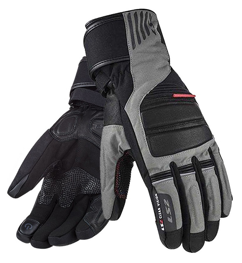 Моторукавиці чоловічі LS2 Frost Man Gloves Black/Grey