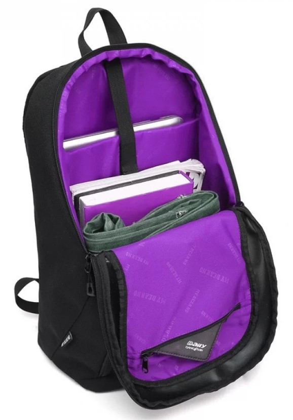 Рюкзак для фотоаппарата Huwang DAC-0304P Black/Purple (32730)