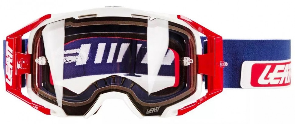 Мото очки Leatt Goggle Velocity 6.5 Light Grey Chilli Colored Lens (8021700280)